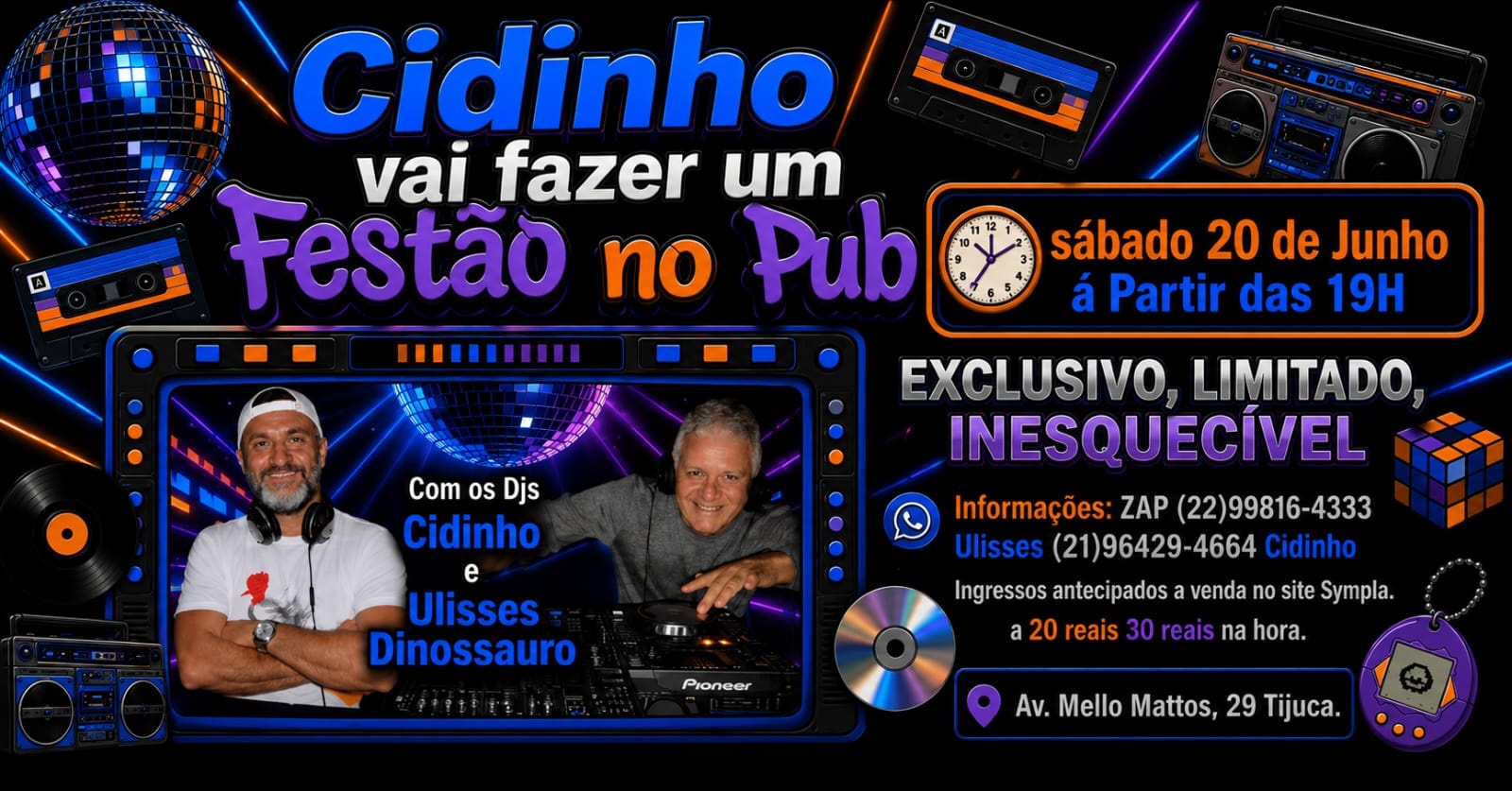 Festão do K7 no PUB do Dinossauro - Rio de Janeiro, RJ