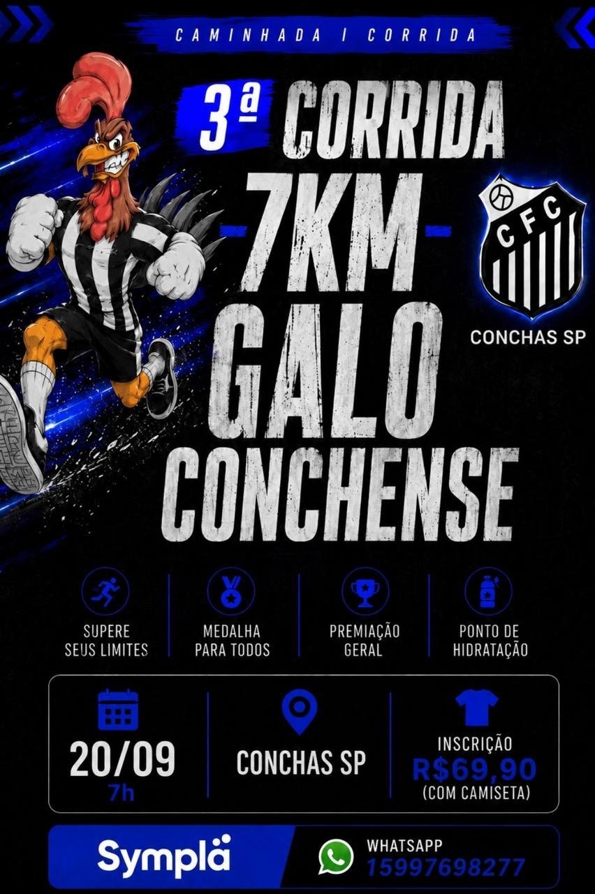3ª CORRIDA 7KM GALO CONCHENSE