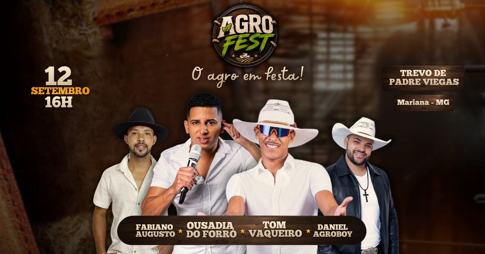 AGRO FEST 2ª EDIÇÃO MARIANA-MG - Mariana, MG