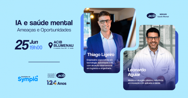 Imagem do evento IA e Saúde Mental: Ameaças e Oportunidades