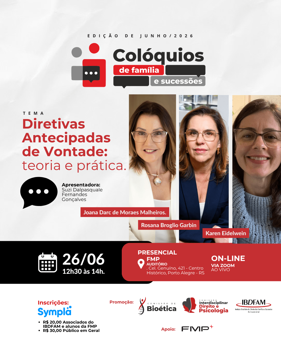 [COLÓQUIOS] Diretivas Antecipadas de Vontade: teoria e prática em Porto ...