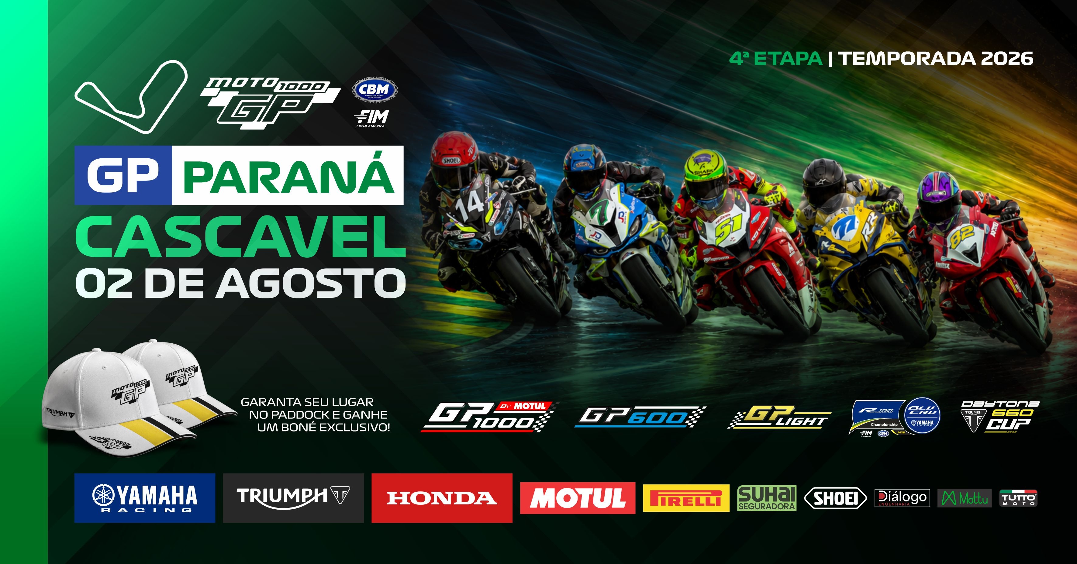MOTO1000GP | 4ª ETAPA | CASCAVEL | GP PARANÁ | TEMPORADA 2026