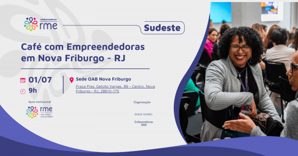 Imagem do evento Café com Empreendedoras - Nova Friburgo
