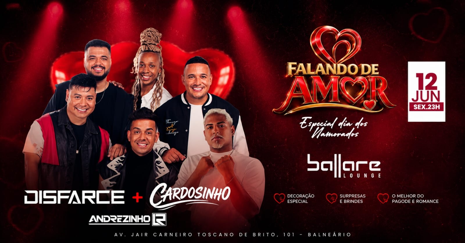 FALANDO DE AMOR - DISFARCE E CARDOSINHO Q - Angra dos Reis, RJ