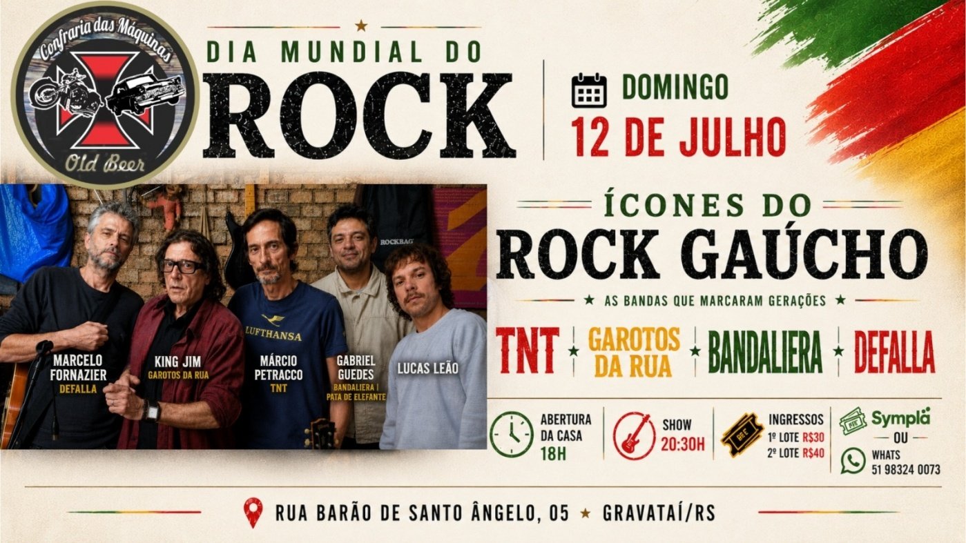 Ícones do Rock Gaúcho!