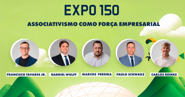 Cartaz da palestra Associativismo como força empresarial.