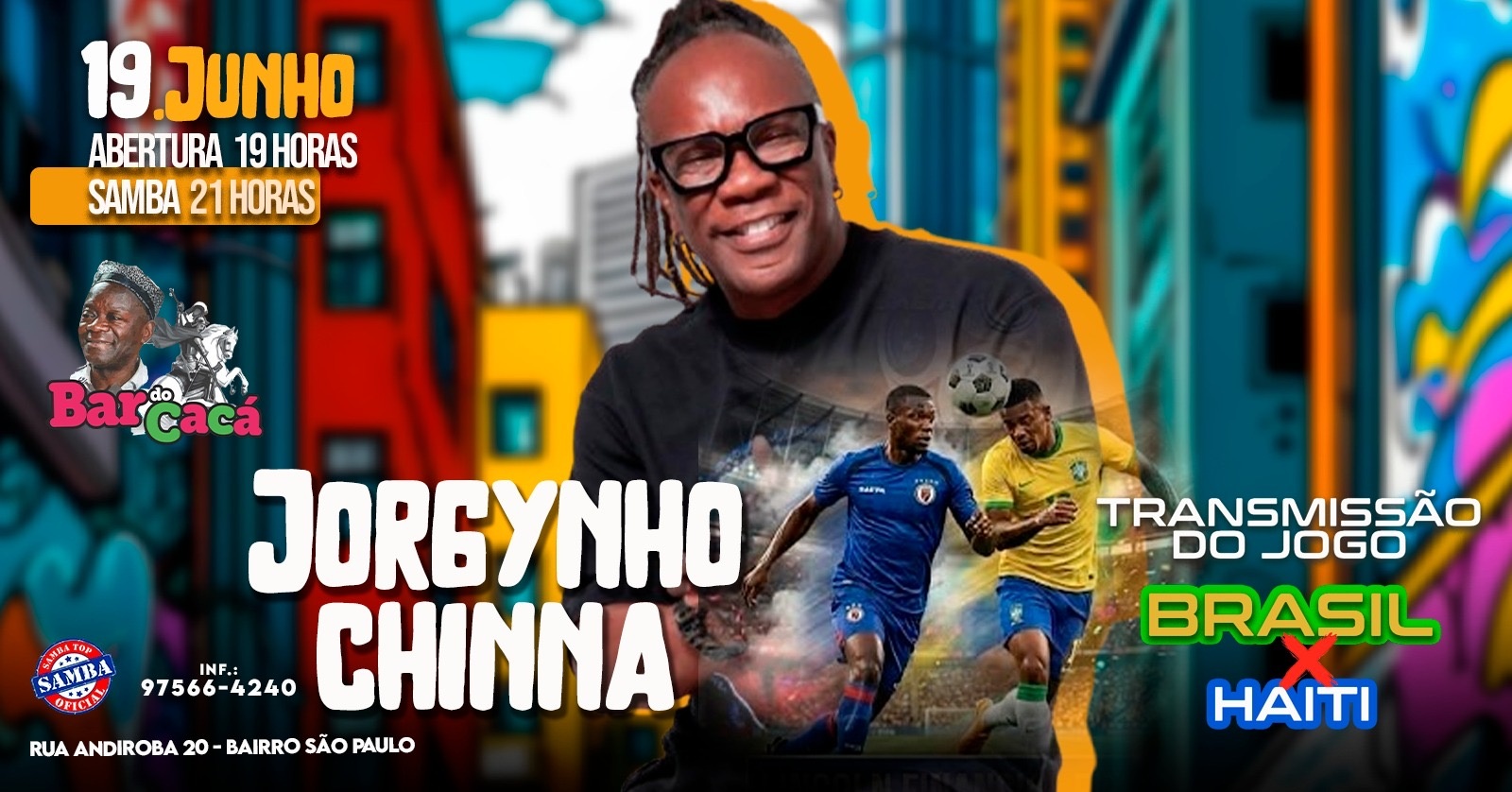 SEXTA - com JORGYNHO CHINNA - Belo Horizonte, MG