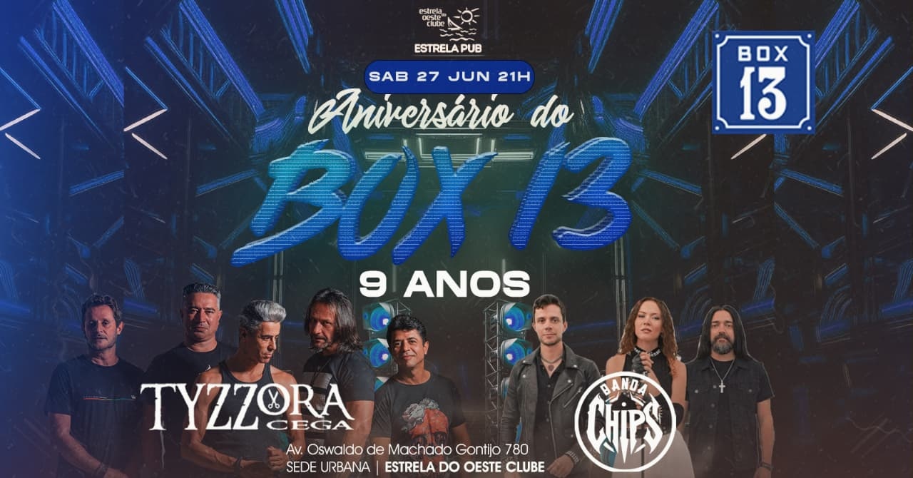 ANIVERSÁRIO DO BOX 13 - Divinópolis, MG