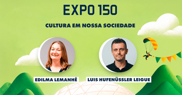 Cartaz da palestra Cultura em nossa Sociedade.