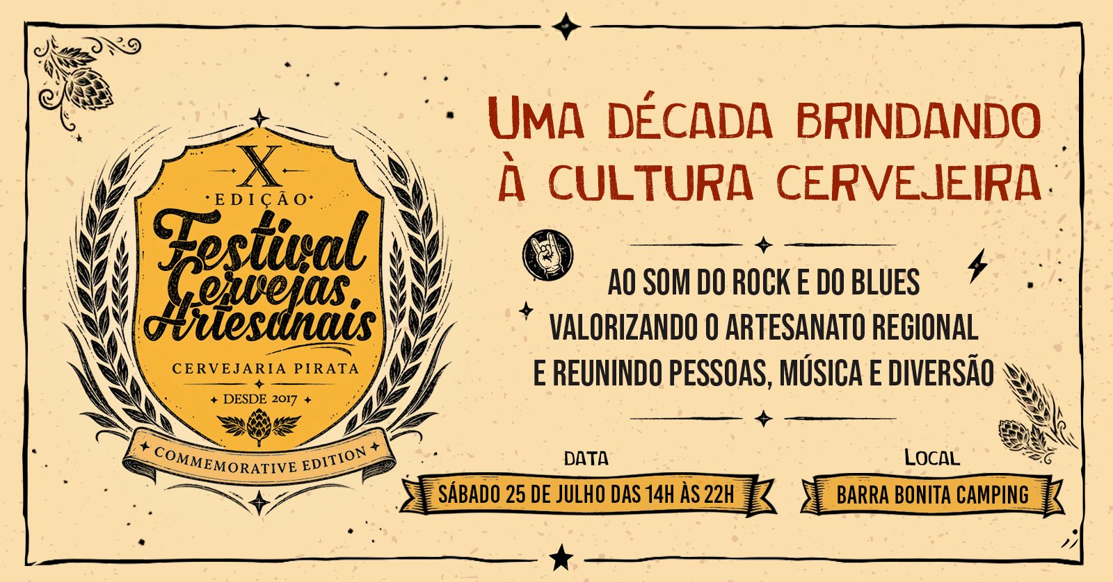 10º Festival de Cervejas Artesanais da Cervejaria Pirata