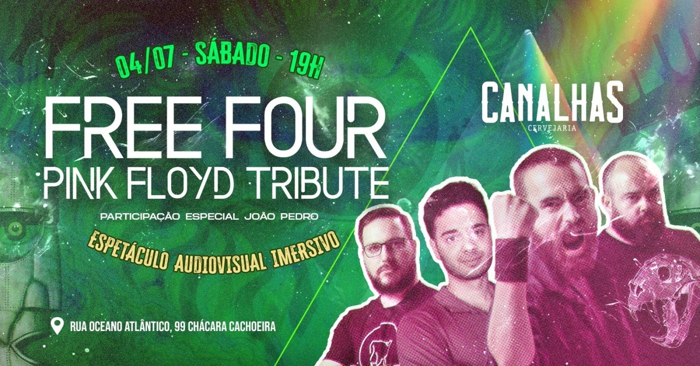 FREE FOUR PINK FLOYD TRIBUTE em Campo Grande - Sympla