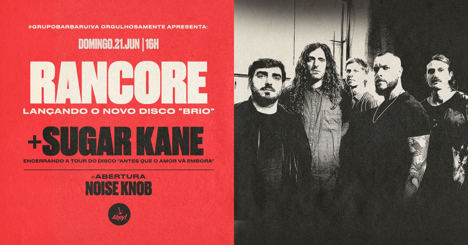 RANCORE E SUGAR KANE no Ahoy! Tavern Club - Blumenau, SC