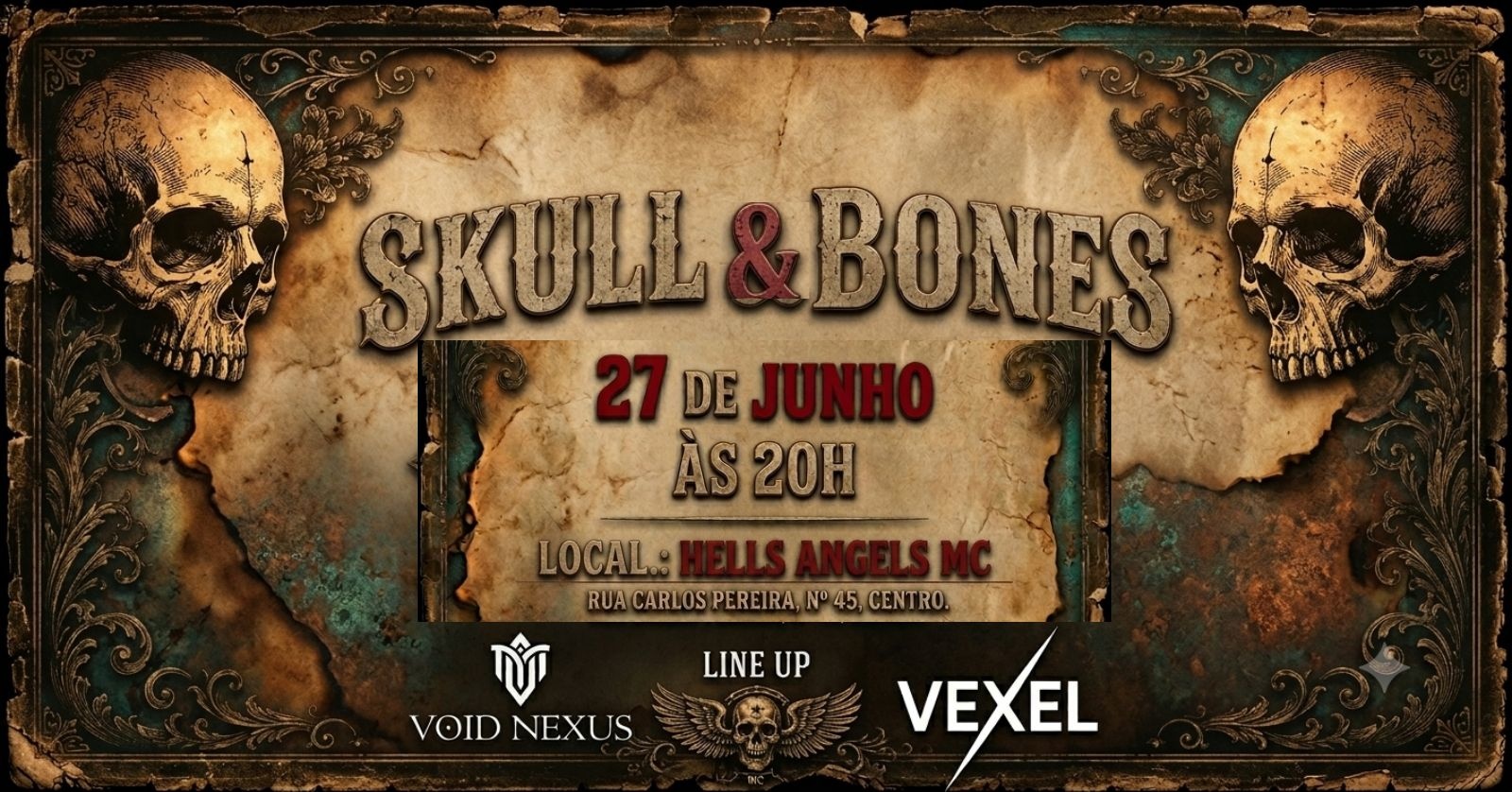 SKULL & BONES / VOID e VEXEL - Montes Claros, MG