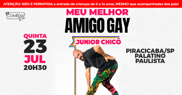 Imagem do evento JÚNIOR CHICÓ em PIRACICABA - Stand up Comedy