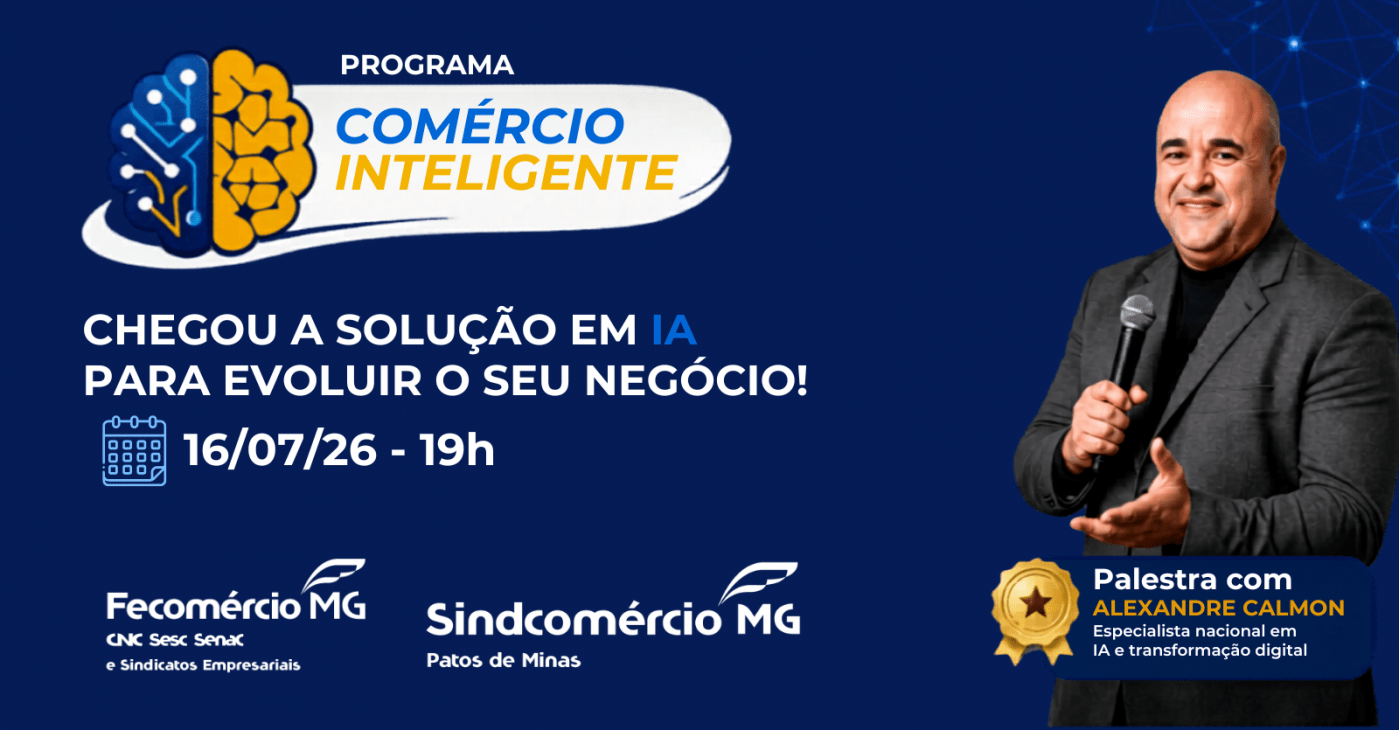PALESTRA SOBRE IA | PROGRAMA COMÉRCIO INTELIGENTE PATOS DE...
