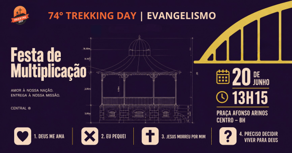 Imagem do evento 74° Trekking Day | Evangelismo com a Central