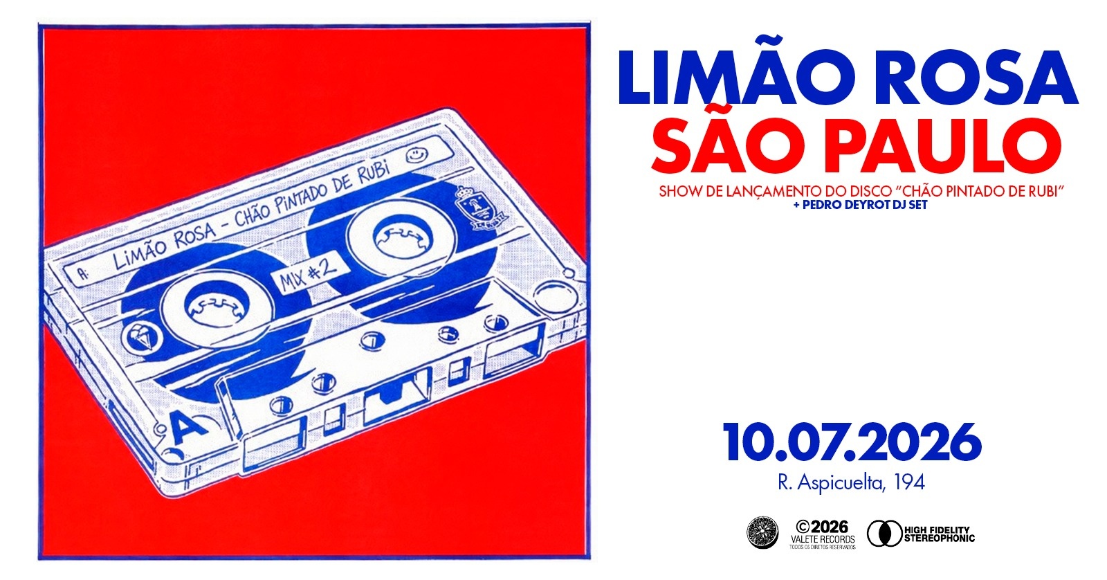 Limão Rosa Apresenta: Chão Pintado de Rubi em São Paulo