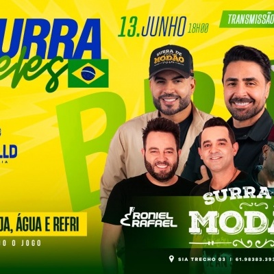P.A. ルノワールSulla Terrazza Mondial S.r.l希少 SURRA NELES BRASIL | Worlld Brasília em Brasília - Sympla