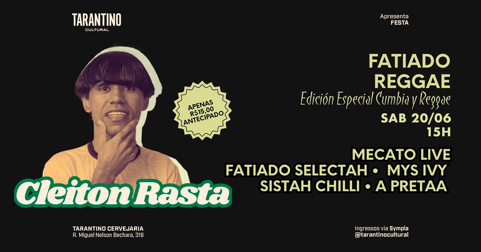 Fatiado Reggae: Edición Especial Cumbia y Reggae - São Paulo, SP