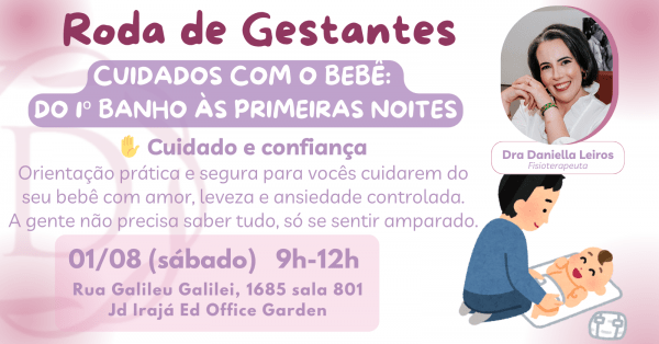 Imagem do evento Roda de Gestantes Agosto 2026