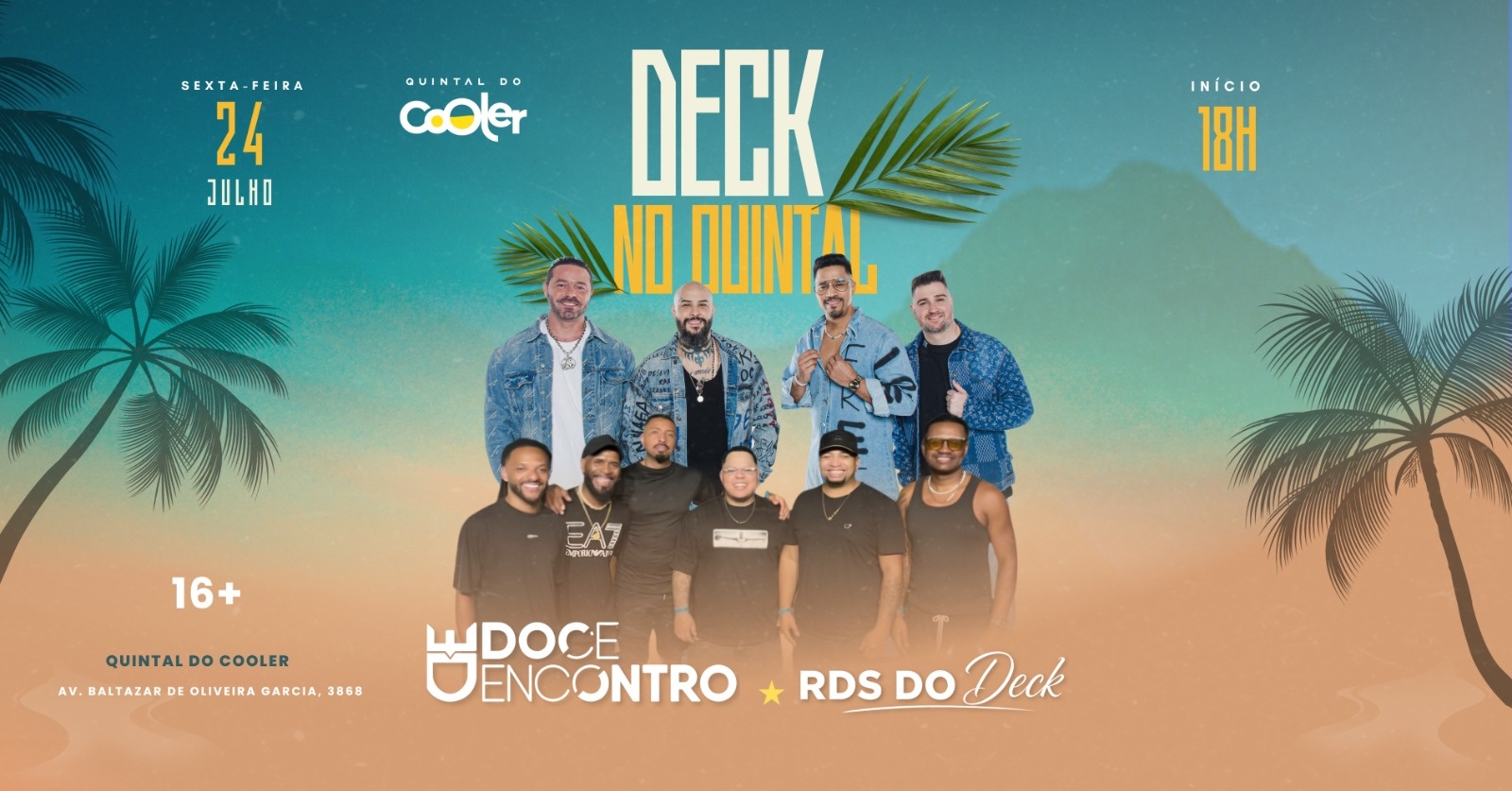 QUINTAL DO COOLER APRESENTA  DOCE ENCONTRO - Porto Alegre, RS