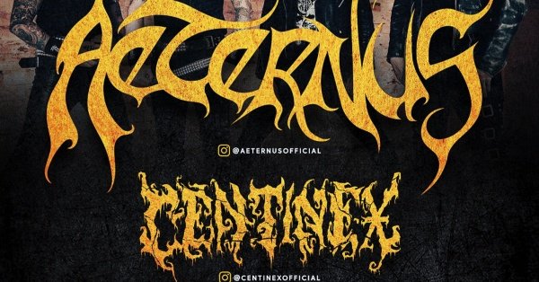 Imagem do evento VERÃO DO CAOS com AETERNUS - CENTINEX - WISDOM - OBLIVIORA