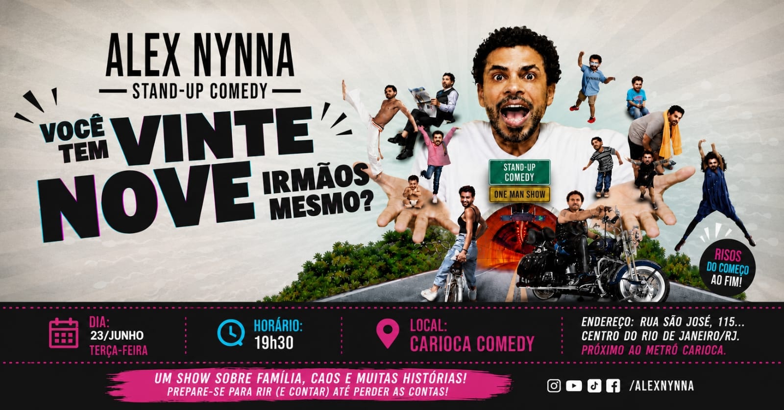 VOCÊ TEM VINTE NOVE IRMÃOS MESMO?