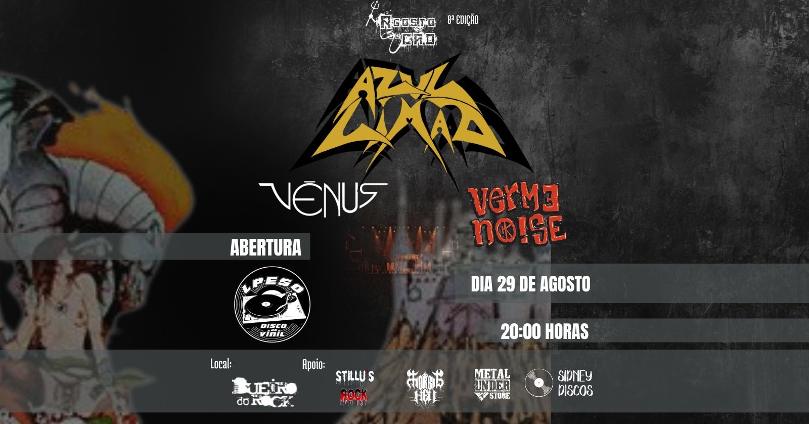 Agosto do Cão 8ª edição - Azul limão
