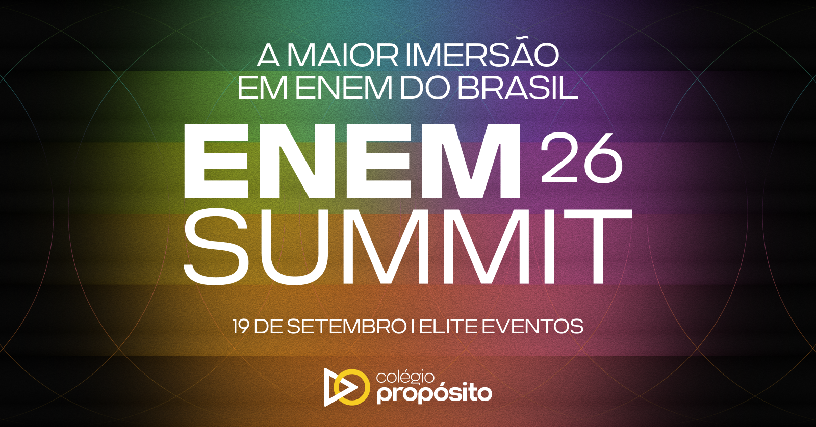ENEM SUMMIT 2026 - A MAIOR REVISÃO E IMERSÃO EM ENEM DO BRASIL