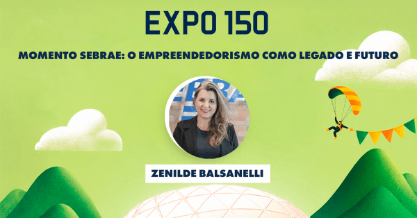 Cartaz da palestra Momento Sebrae: O empreendedorismo como Legado e Futuro.
