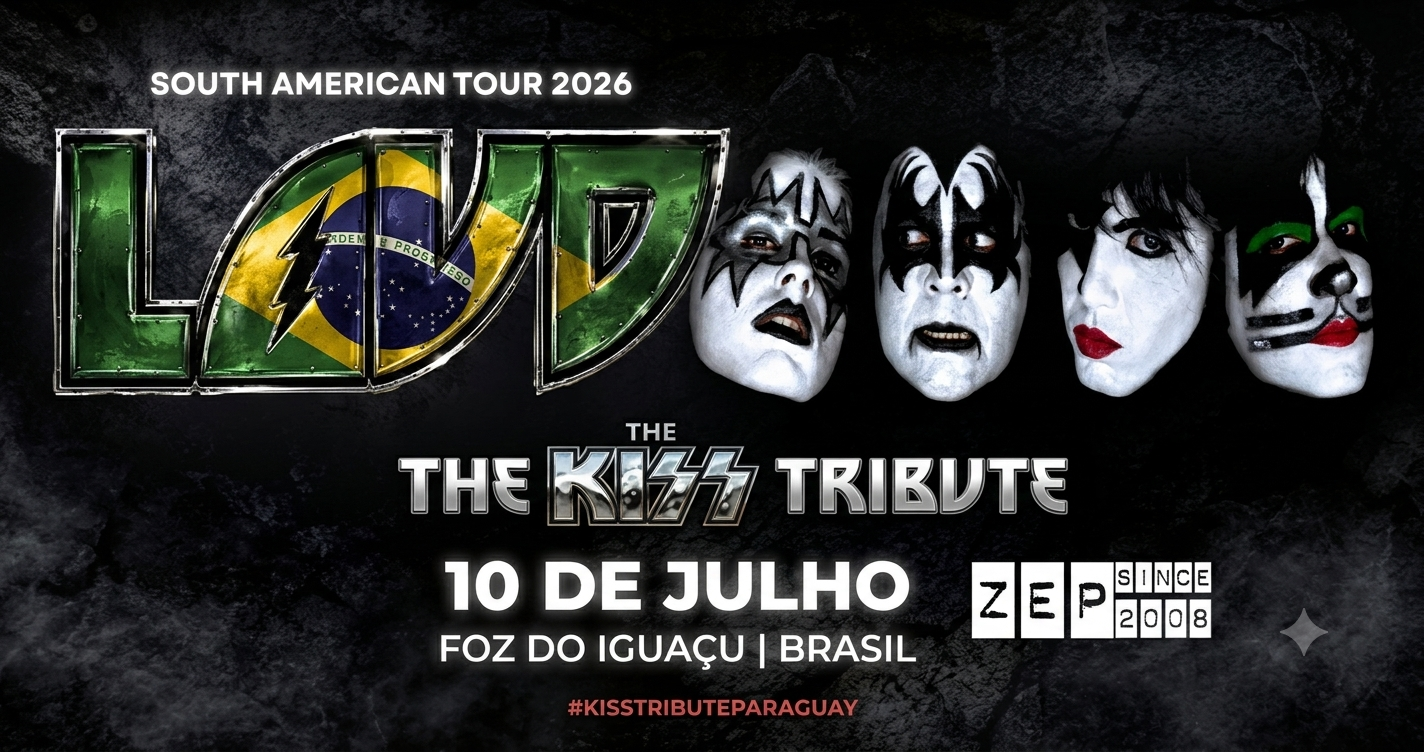 TRIBUTO KISS - LOUD (PY) - Foz do Iguaçu, PR