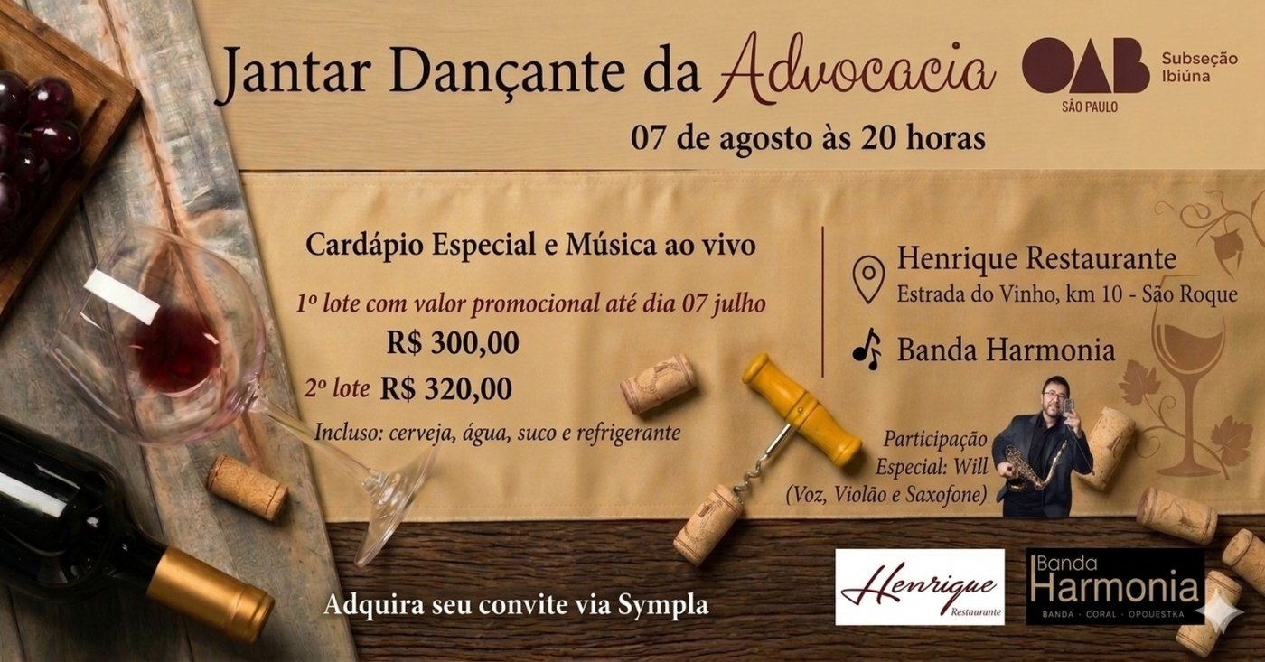 Jantar Dançante da Advocacia de Ibiúna