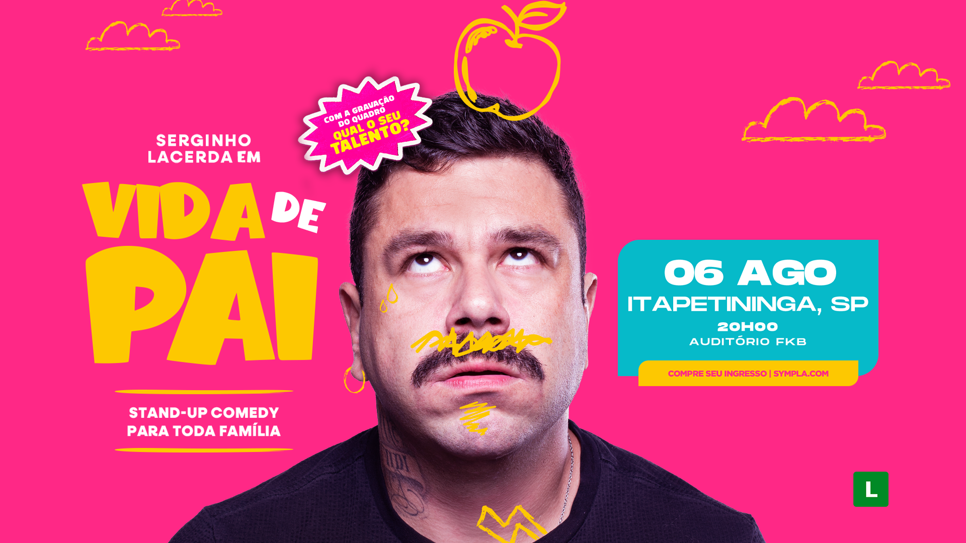 SERGINHO LACERDA em ITAPETININGA/SP - VIDA DE PAI