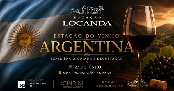 Imagem do evento ESTAÇÃO DO VINHO - 27/06 17H