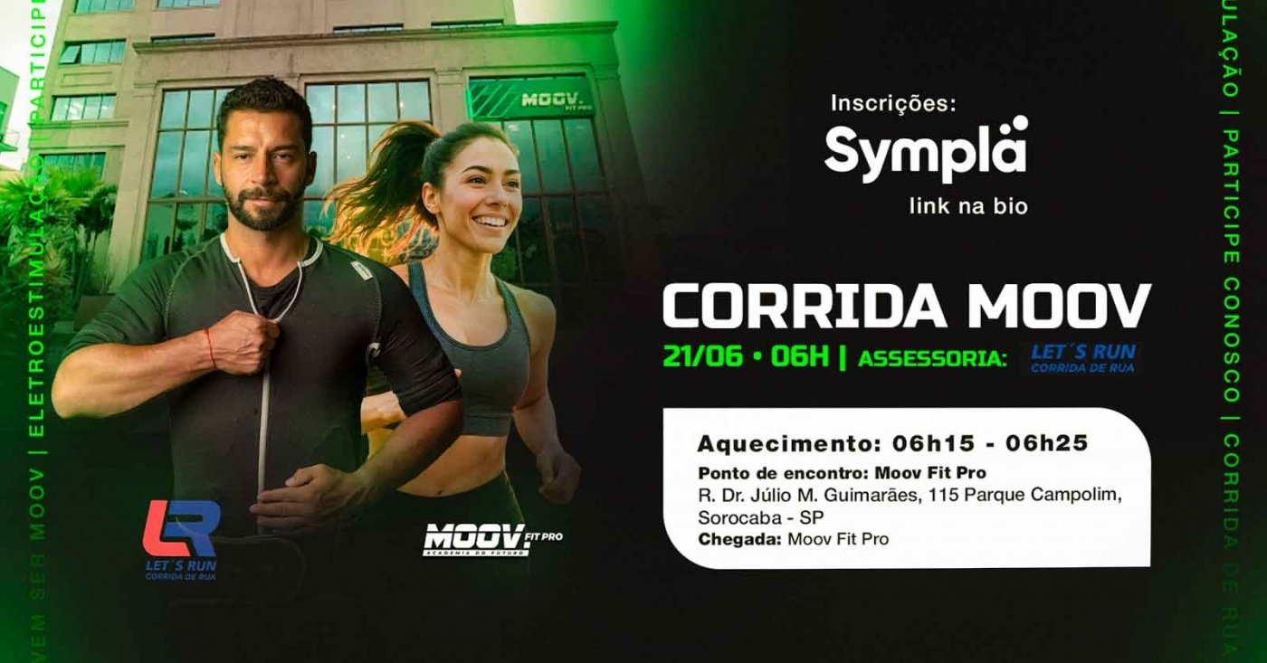CORRIDA MOOV 2026 + Let's Run Corrida de Rua