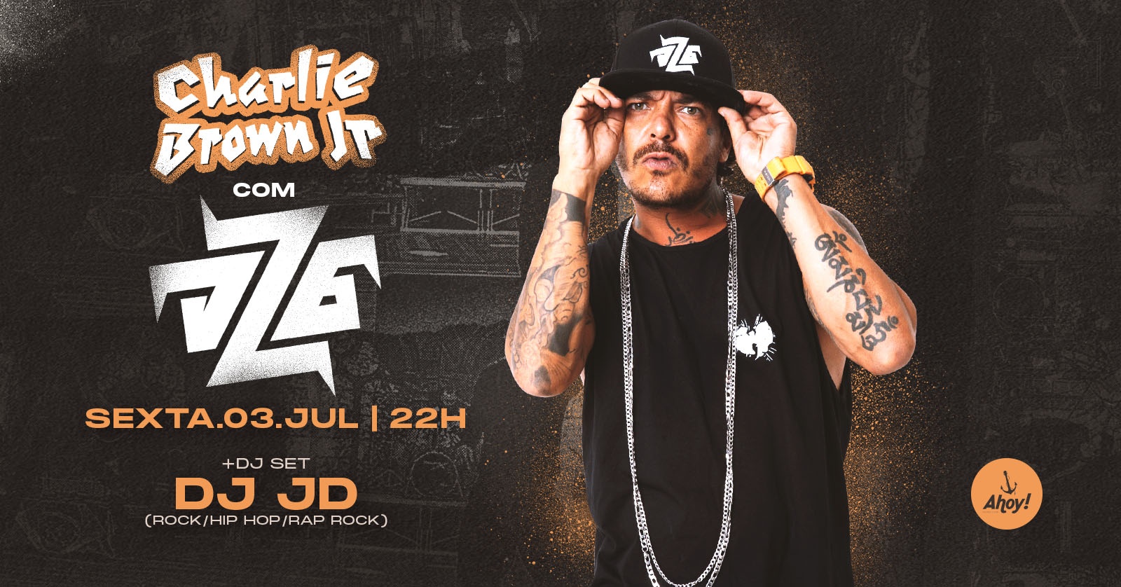 CHARLIE BROWN JR COM DZ6 no Ahoy! Tavern Club - Blumenau, SC
