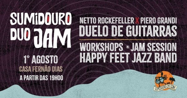 Imagem do evento SUMIDOURO DUO JAM - DUELO DE GUITARRAS