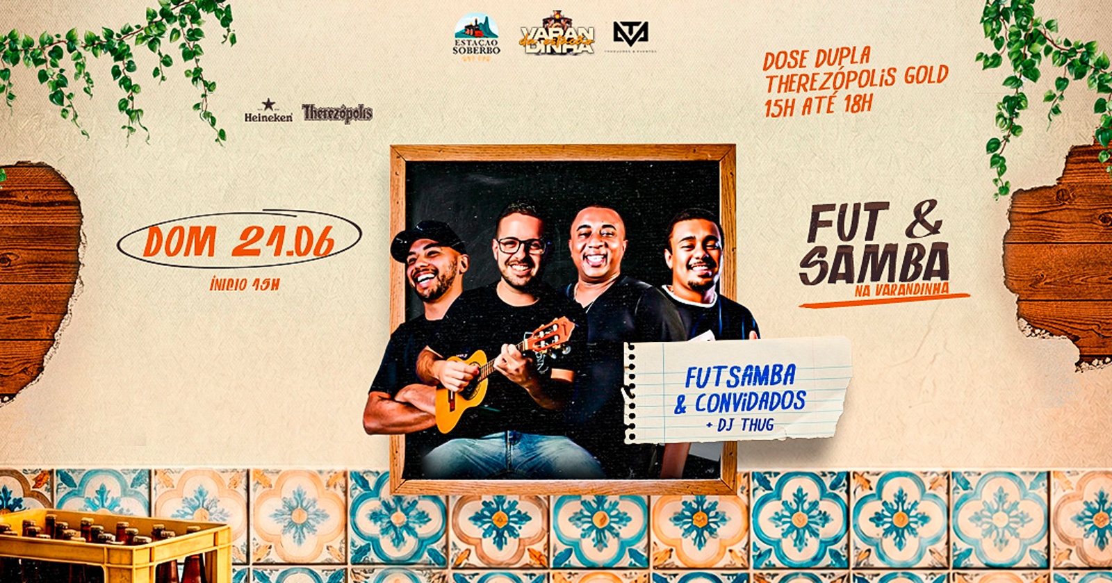 Varadinha do Estação - FutSamba & Convidados - Dj Thug - Teresópolis, RJ