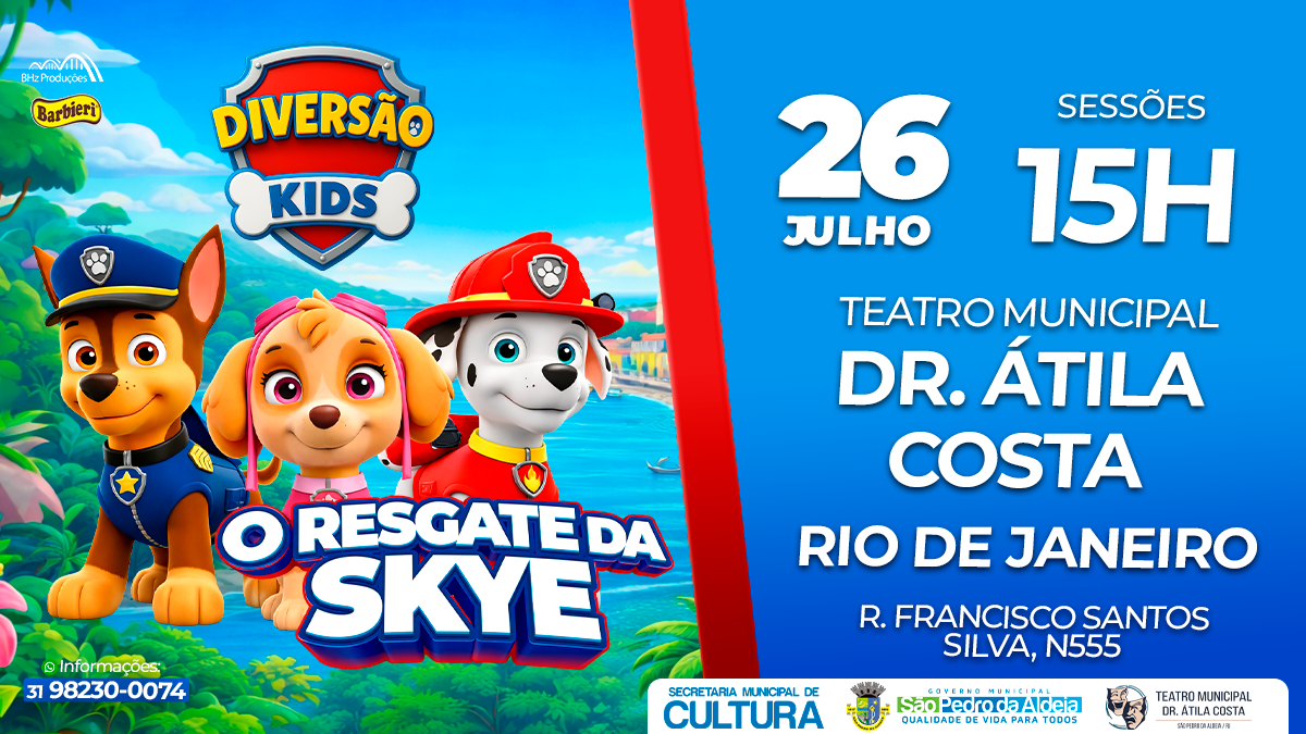 O RESGATE DA SKYE AO VIVO *SÃO PEDRO DA ALDEIA*