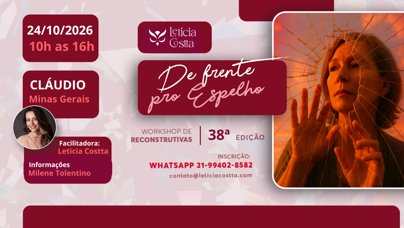 38ª Ed. Workshop de Reconstrutivas - Claudio/MG - Brasil