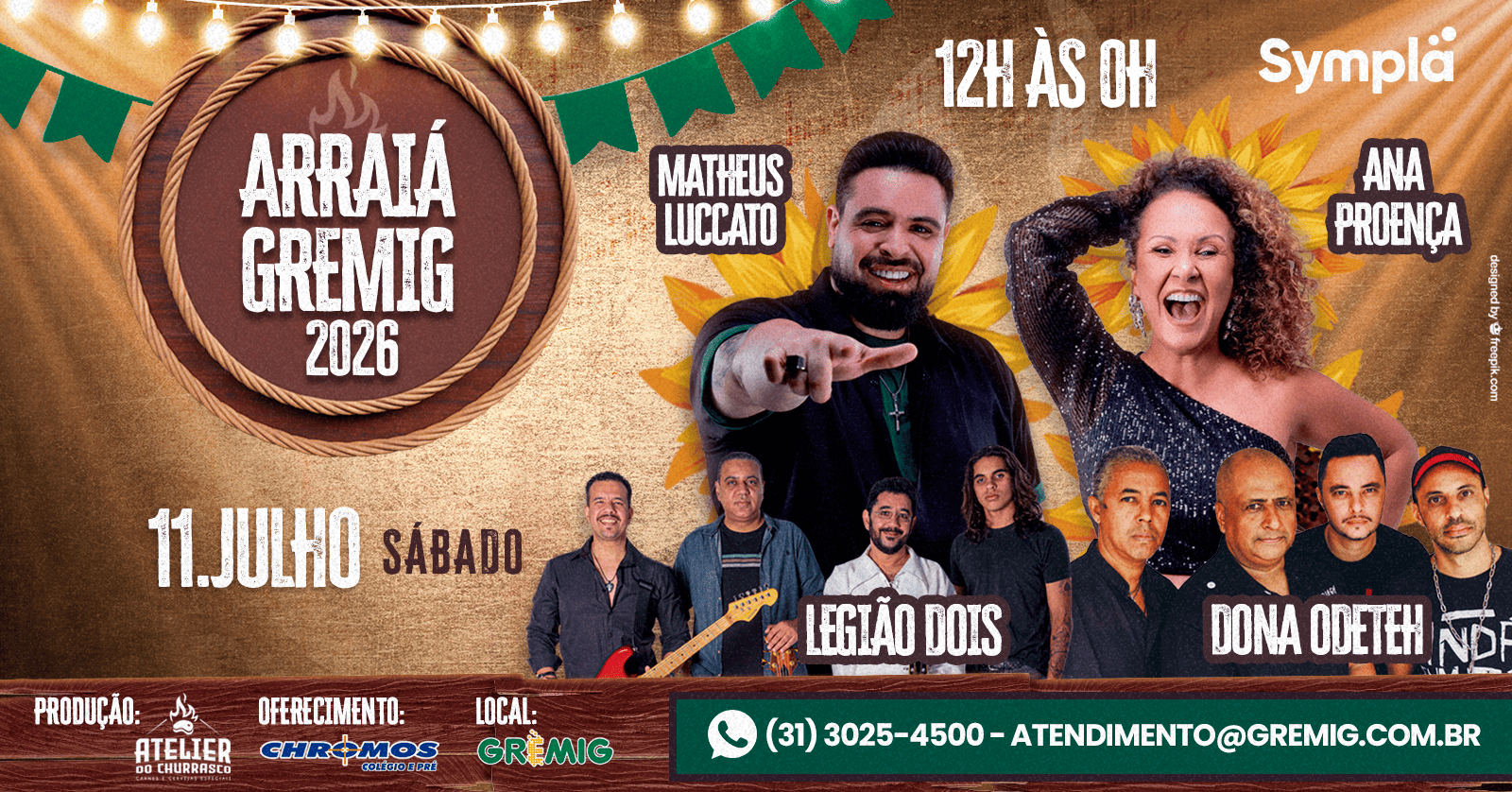ARRAIÁ GREMIG 2026 - Contagem, MG