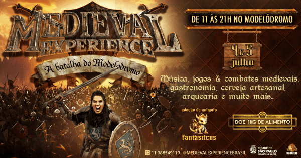 Imagem do evento Medieval Experience - A Batalha do Modelódromo