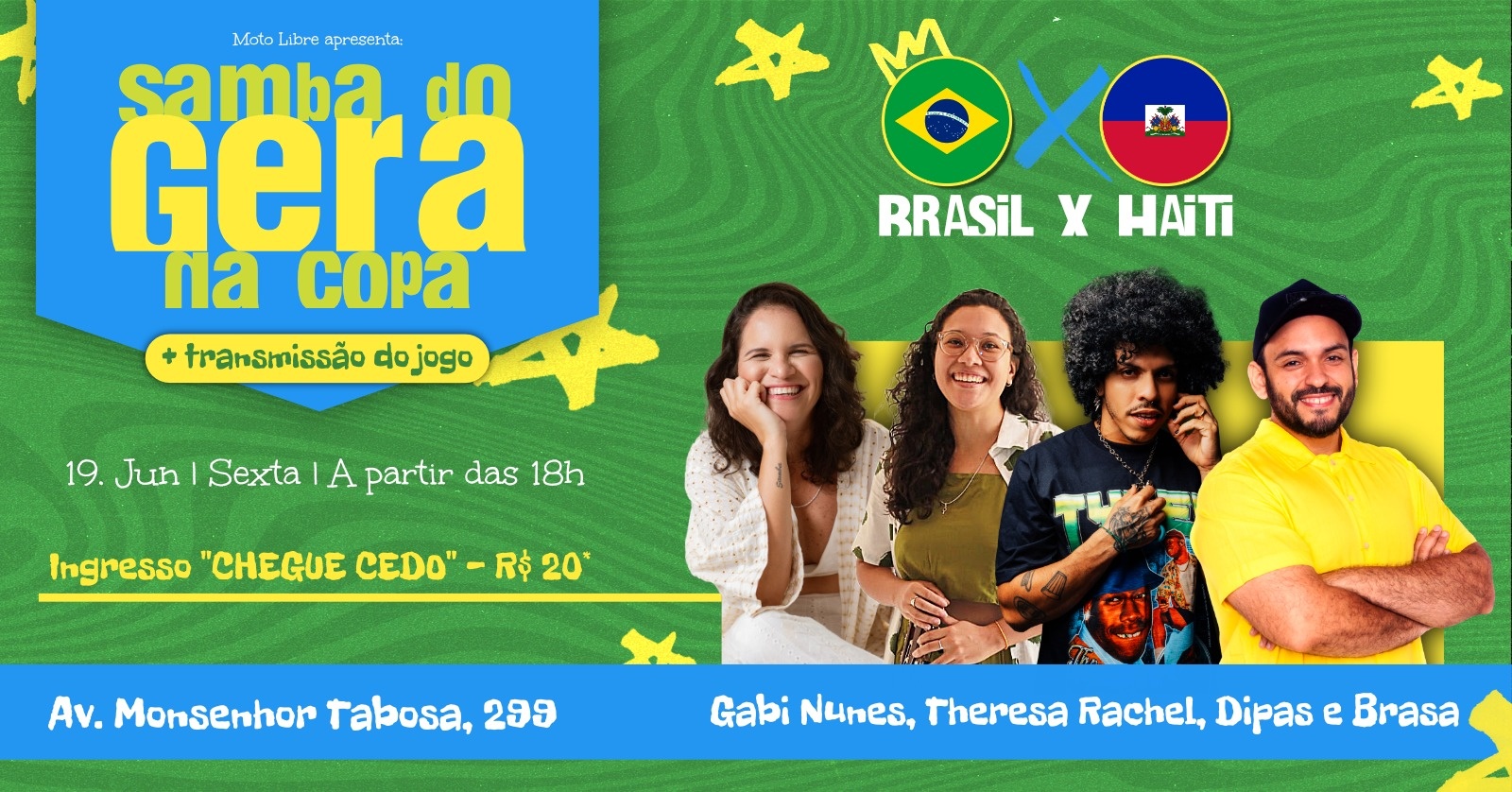 Samba do Gera ~ Gabi Nunes, Dipas, Brasa e Theresa Rachel - Fortaleza, CE