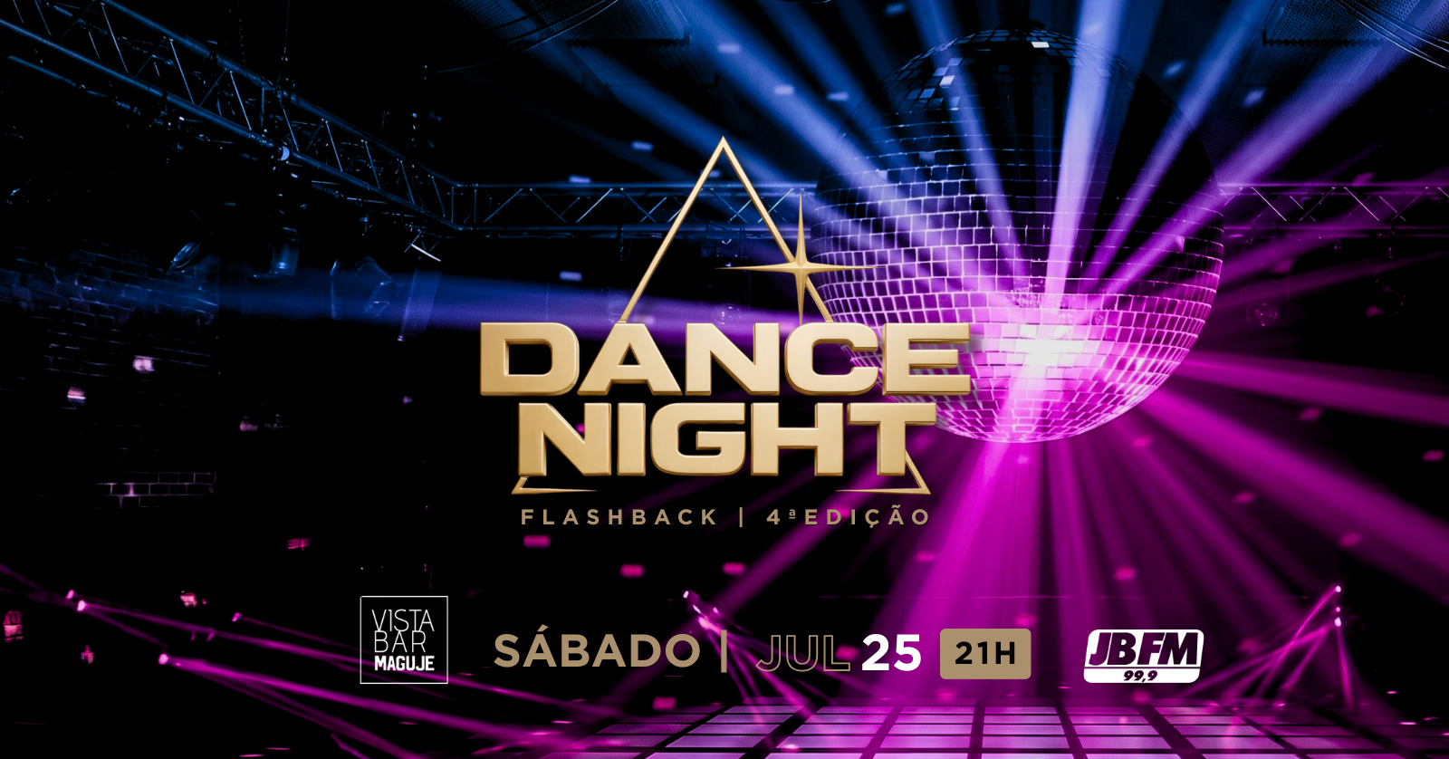 DANCE NIGHT QUARTA EDIÇÃO - Produtor - Eventos e Conteúdos na Sympla