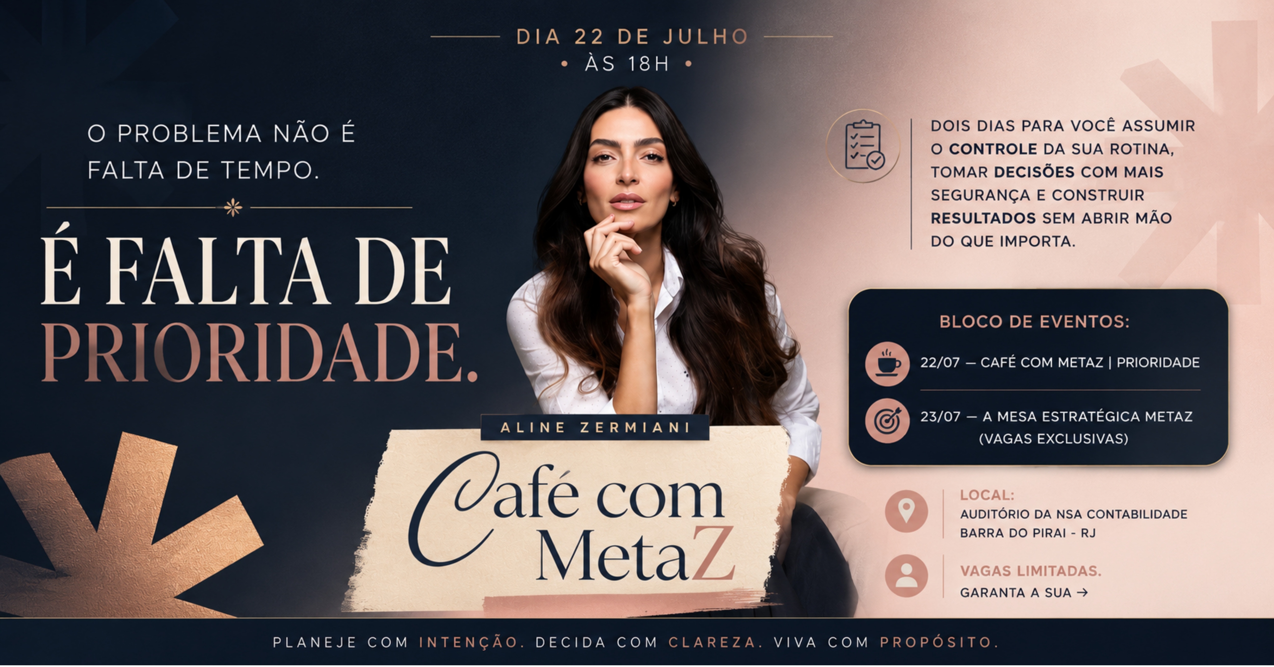 Café com Metaz | Prioridade com Aline Zermiani