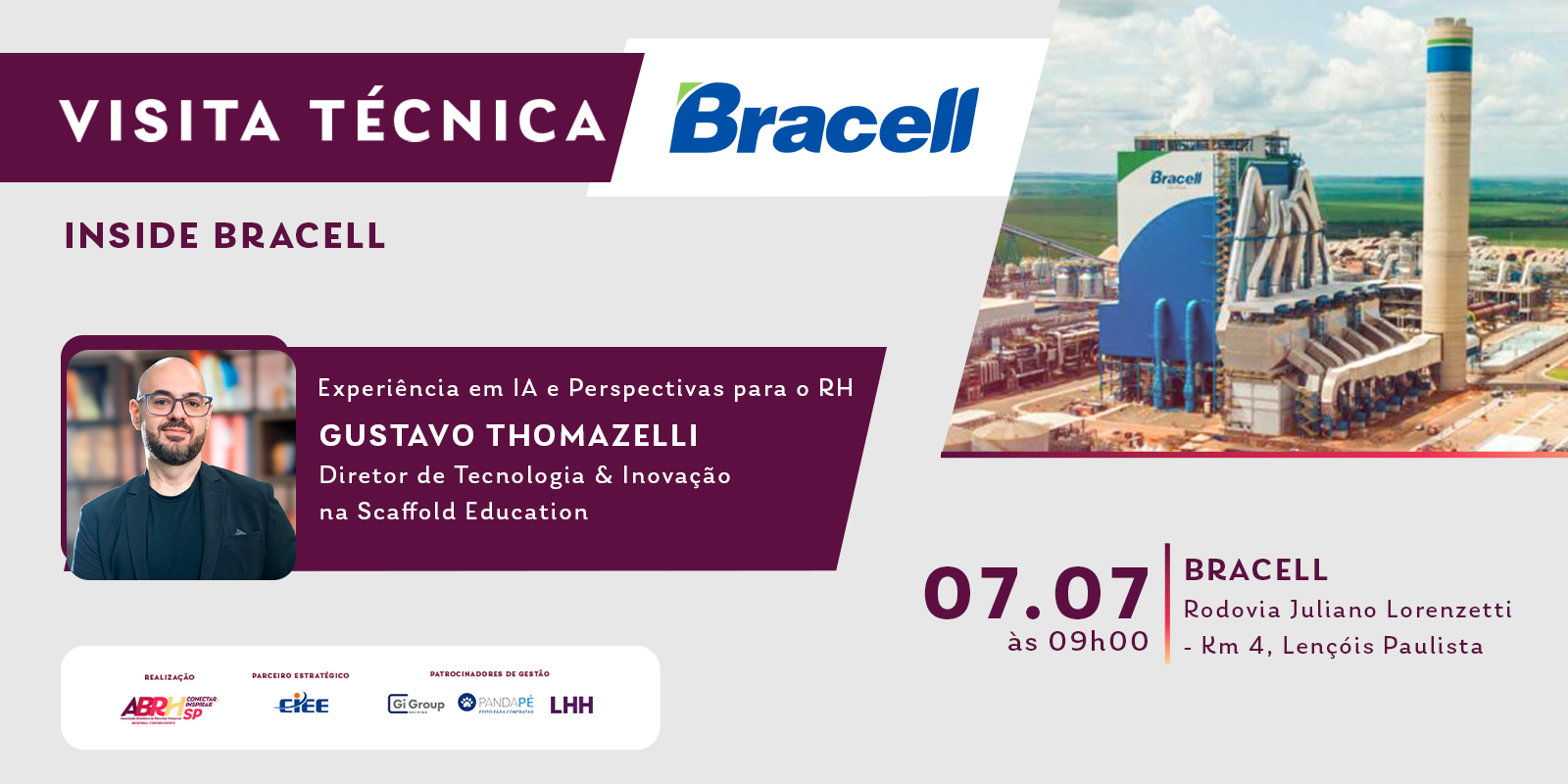 Inside Bracell: Visita Técnica e Experiência em IA