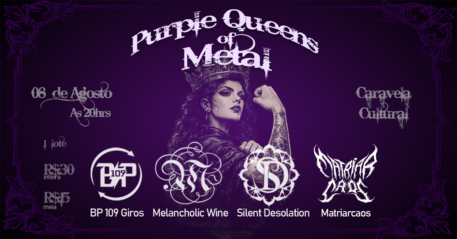Purple Queens of Metal - João Pessoa, PB