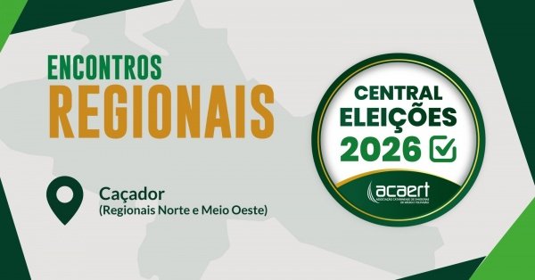 Imagem do evento Encontro Regional Caçador Eleições 2026 | Regionais Norte e Meio Oeste