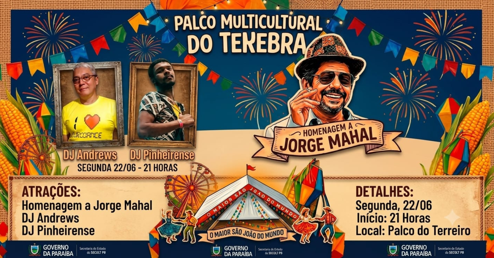 Dj Andrews & Dj Pinheirense no 17º Palco Multicultural do Tenebra - Campina Grande, PB