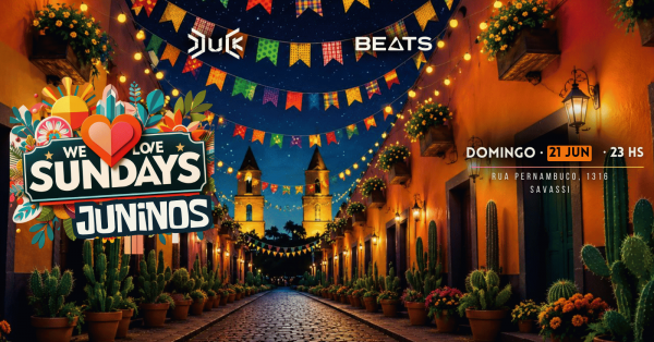 Imagem do evento WE LOVE SUNDAYS - EDIÇÃO JUNINA